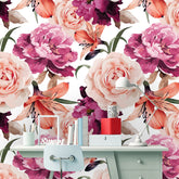 Roses Floral  Wallpaper
